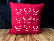 Load image into Gallery viewer, Santa&#39;s Reindeer Pillow
