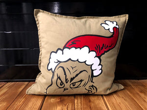 The Grinch Pillow