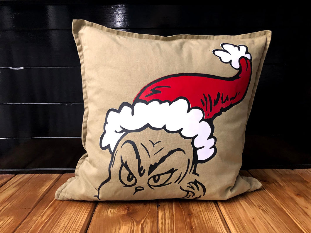 The Grinch Pillow