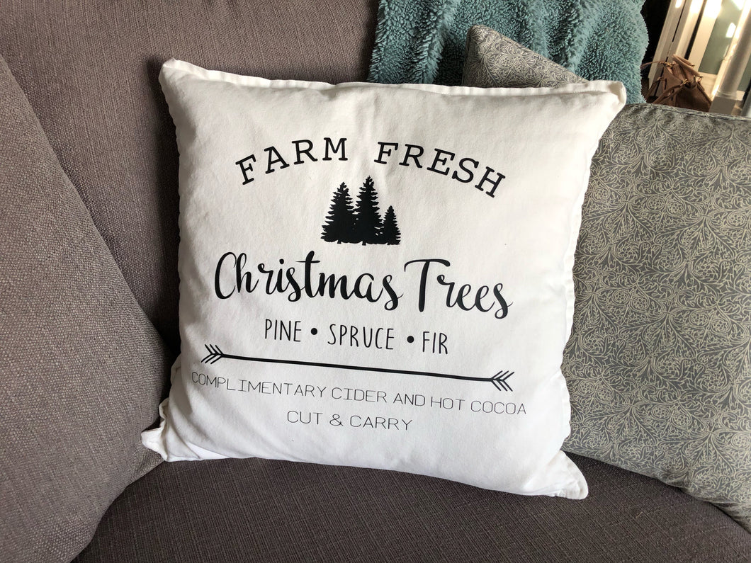 Farm Fresh Christmas Tree Pillow