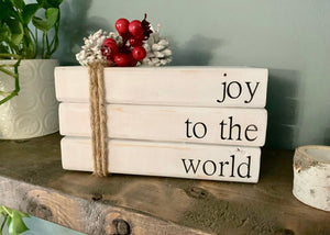 Joy to the World Book Stack