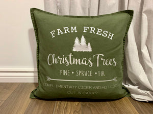 Farm Fresh Christmas Tree Pillow