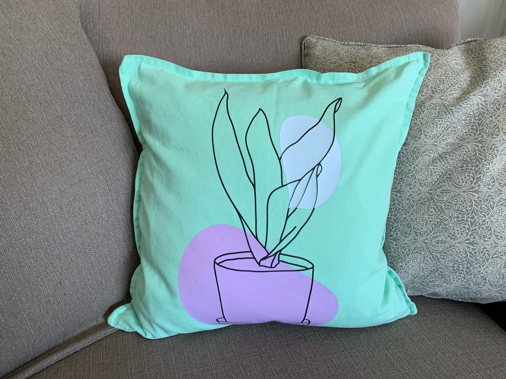 Potted Plant Pillow #2