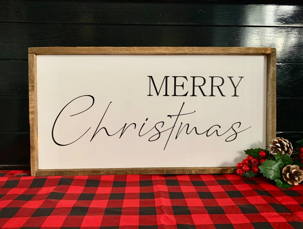 Merry Christmas Sign