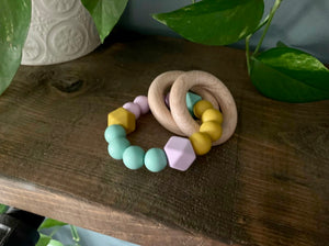 Silicone Teether With Rings