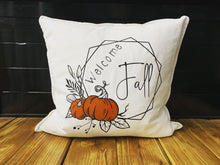 Load image into Gallery viewer, Welcome Fall Pillow
