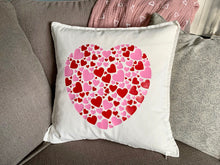 Load image into Gallery viewer, Colourful Heart of Hearts Pillow

