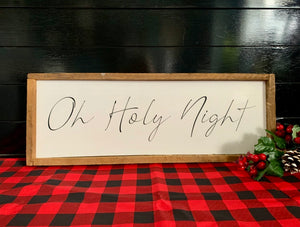 Oh Holy Night Sign
